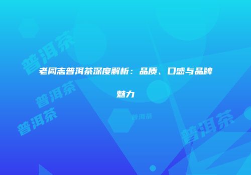 老同志普洱茶深度解析：品质、口感与品牌魅力