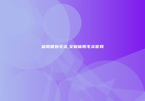 信阳固始毛尖,文新信阳毛尖官网