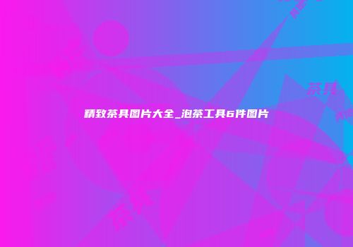 精致茶具图片大全_泡茶工具6件图片