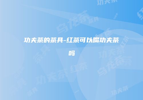 功夫茶的茶具-红茶可以喝功夫茶吗