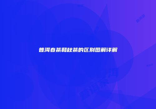 普洱春茶和秋茶的区别图解详解