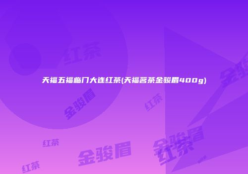 天福五福临门大连红茶(天福茗茶金骏眉400g)
