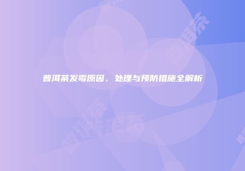 普洱茶发霉原因、处理与预防措施全解析