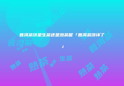 普洱茶饼是生茶还是熟茶呢「普洱茶饼坏了」