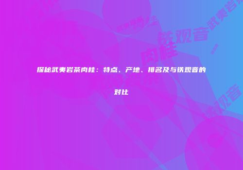 探秘武夷岩茶肉桂：特点、产地、排名及与铁观音的对比