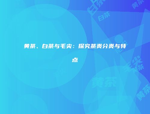 黄茶、白茶与毛尖：探究茶类分类与特点
