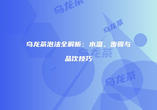 乌龙茶泡法全解析：水温、步骤与品饮技巧