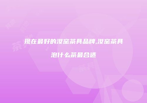现在最好的汝窑茶具品牌,汝窑茶具泡什么茶最合适
