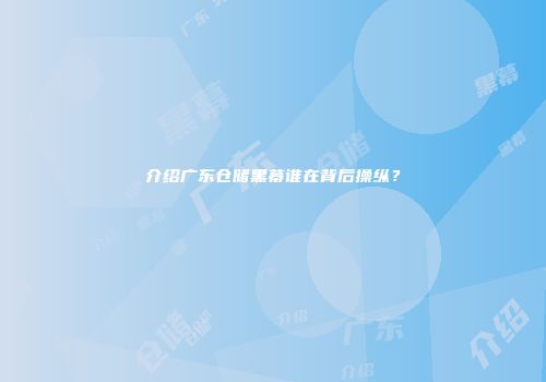 介绍广东仓储黑幕谁在背后操纵？