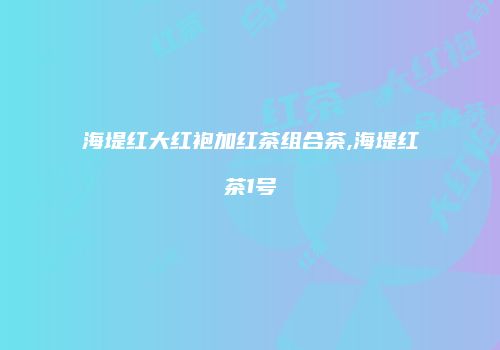 海堤红大红袍加红茶组合茶,海堤红茶1号