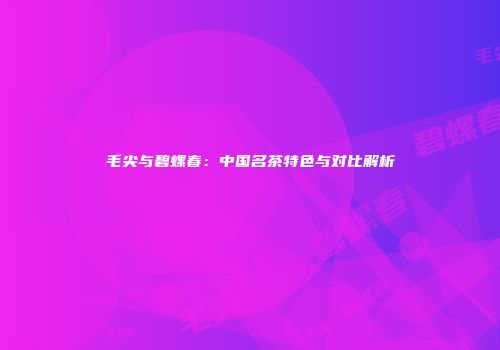 毛尖与碧螺春：中国名茶特色与对比解析