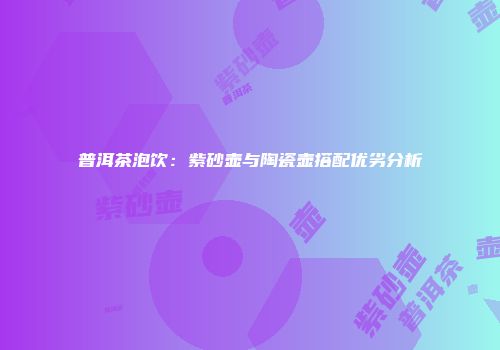 普洱茶泡饮：紫砂壶与陶瓷壶搭配优劣分析