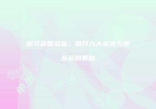 探寻茶香滋味：揭开六大茶类与单丛茶的奥秘