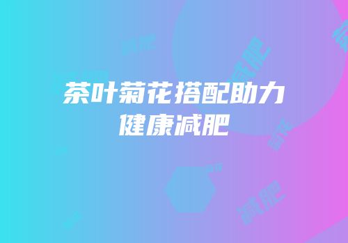 茶叶菊花搭配助力健康减肥