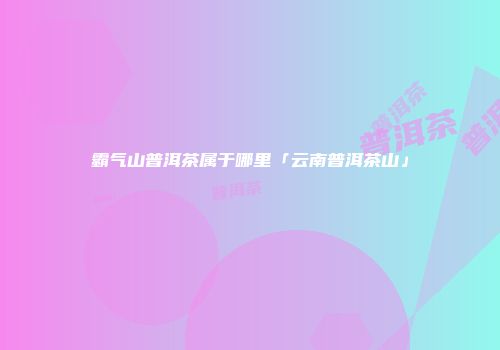 霸气山普洱茶属于哪里「云南普洱茶山」