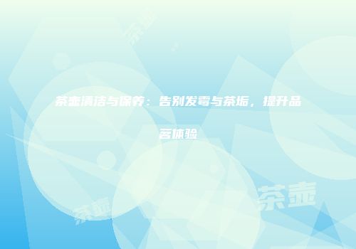 茶壶清洁与保养：告别发霉与茶垢，提升品茗体验