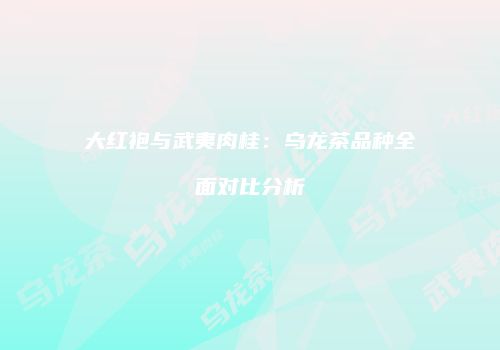 大红袍与武夷肉桂：乌龙茶品种全面对比分析