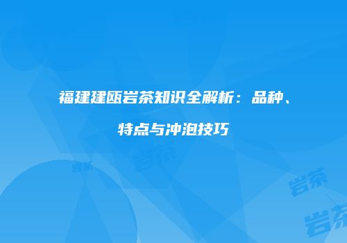 福建建瓯岩茶知识全解析：品种、特点与冲泡技巧