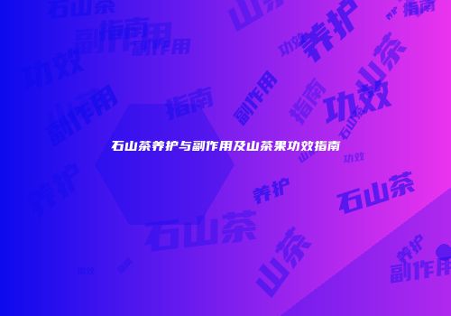 石山茶养护与副作用及山茶果功效指南