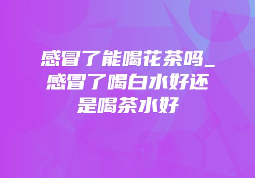 感冒了能喝花茶吗_感冒了喝白水好还是喝茶水好