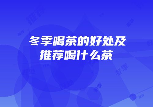 冬季喝茶的好处及推荐喝什么茶