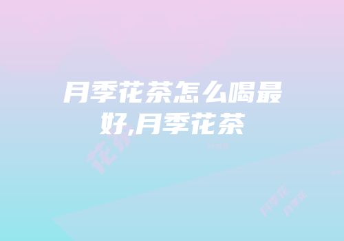 月季花茶怎么喝最好,月季花茶