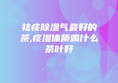 祛痰除湿气最好的茶,痰湿体质喝什么茶叶好