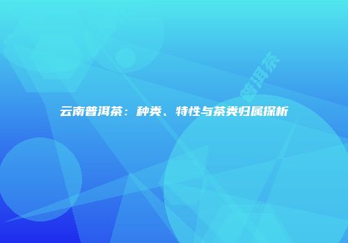 云南普洱茶：种类、特性与茶类归属探析