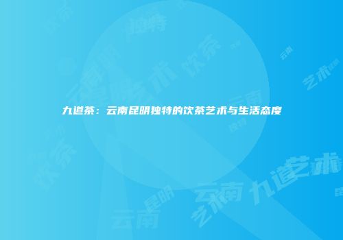 九道茶：云南昆明独特的饮茶艺术与生活态度