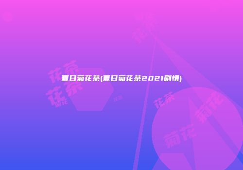 夏日菊花茶(夏日菊花茶2021剧情)