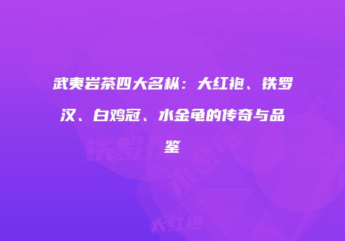 武夷岩茶四大名枞：大红袍、铁罗汉、白鸡冠、水金龟的传奇与品鉴