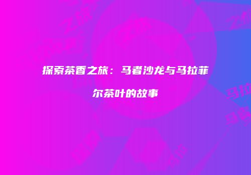 探索茶香之旅：马者沙龙与马拉菲尔茶叶的故事