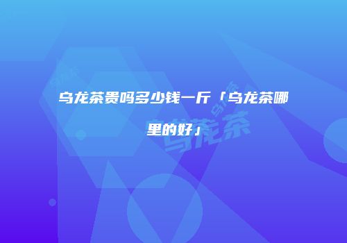 乌龙茶贵吗多少钱一斤「乌龙茶哪里的好」