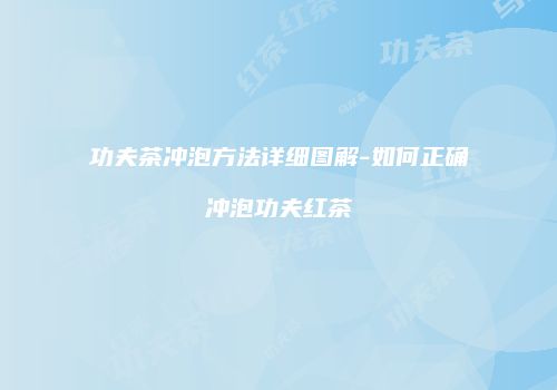 功夫茶冲泡方法详细图解-如何正确冲泡功夫红茶