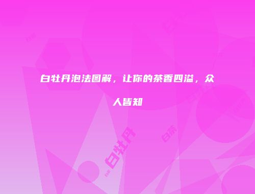 白牡丹泡法图解，让你的茶香四溢，众人皆知