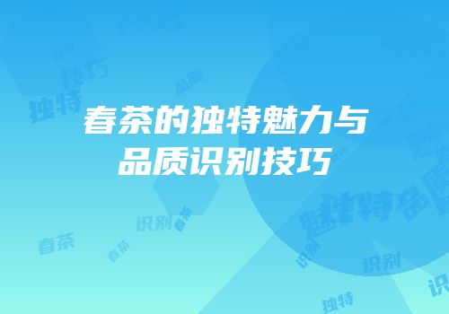 春茶的独特魅力与品质识别技巧