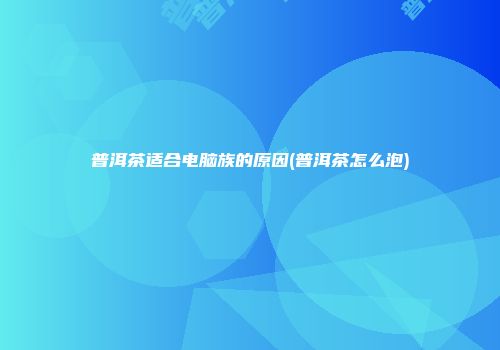 普洱茶适合电脑族的原因(普洱茶怎么泡)