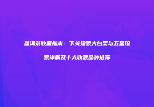 普洱茶收藏指南：下关珍藏大白菜与五星珍藏详解及十大收藏品种推荐