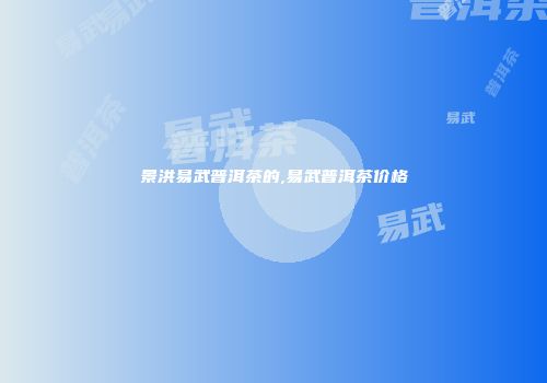 景洪易武普洱茶的,易武普洱茶价格