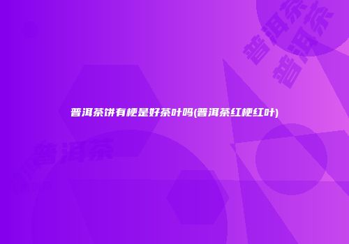 普洱茶饼有梗是好茶叶吗(普洱茶红梗红叶)