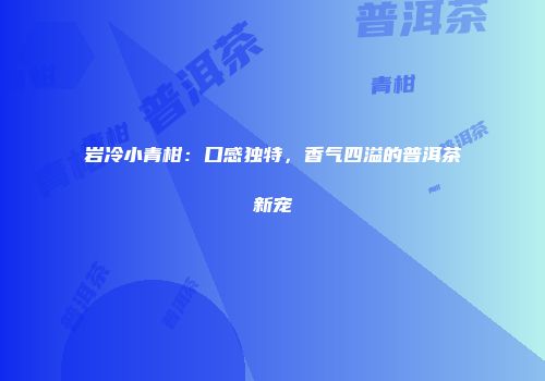 岩冷小青柑：口感独特，香气四溢的普洱茶新宠
