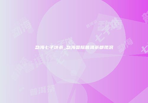 勐海七子饼茶_勐海国际普洱茶都现况