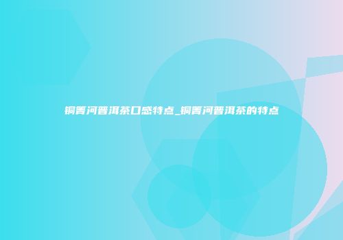 铜箐河普洱茶口感特点_铜箐河普洱茶的特点