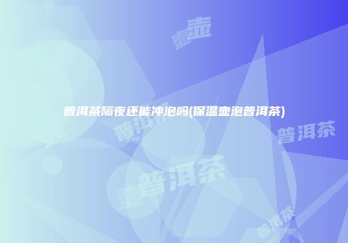 普洱茶隔夜还能冲泡吗(保温壶泡普洱茶)