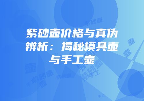 紫砂壶价格与真伪辨析：揭秘模具壶与手工壶
