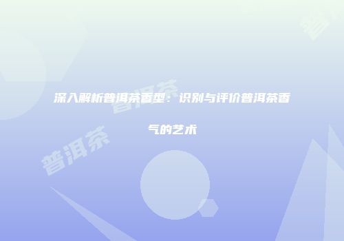 深入解析普洱茶香型：识别与评价普洱茶香气的艺术