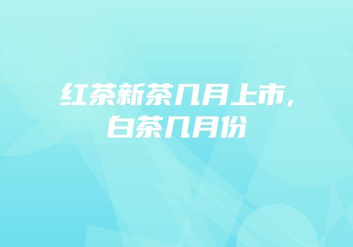 红茶新茶几月上市,白茶几月份