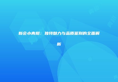 新会小青柑：独特魅力与品质鉴别的全面解析