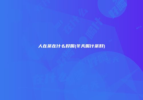 人在茶在什么好喝(冬天喝什茶好)