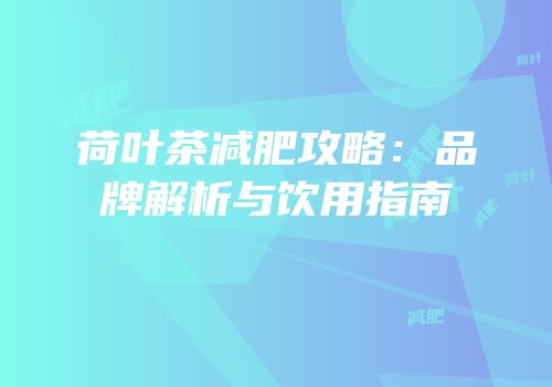 荷叶茶减肥攻略：品牌解析与饮用指南